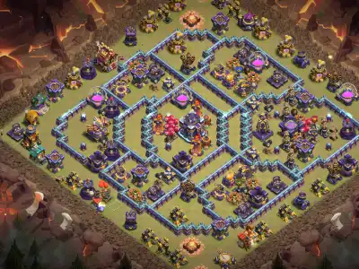 Layout TH15 War Base Anti 2 Star for Legend League Copy Link