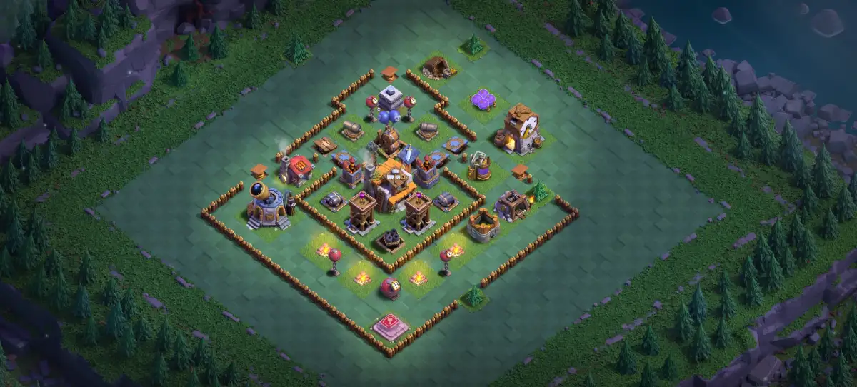 BH5 Builder Hall Base Layout for Clash of Clans Copy Link
