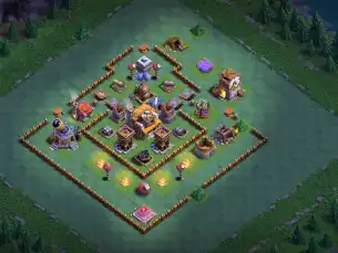 BH5 Builder Hall Base Layout for Clash of Clans Copy Link