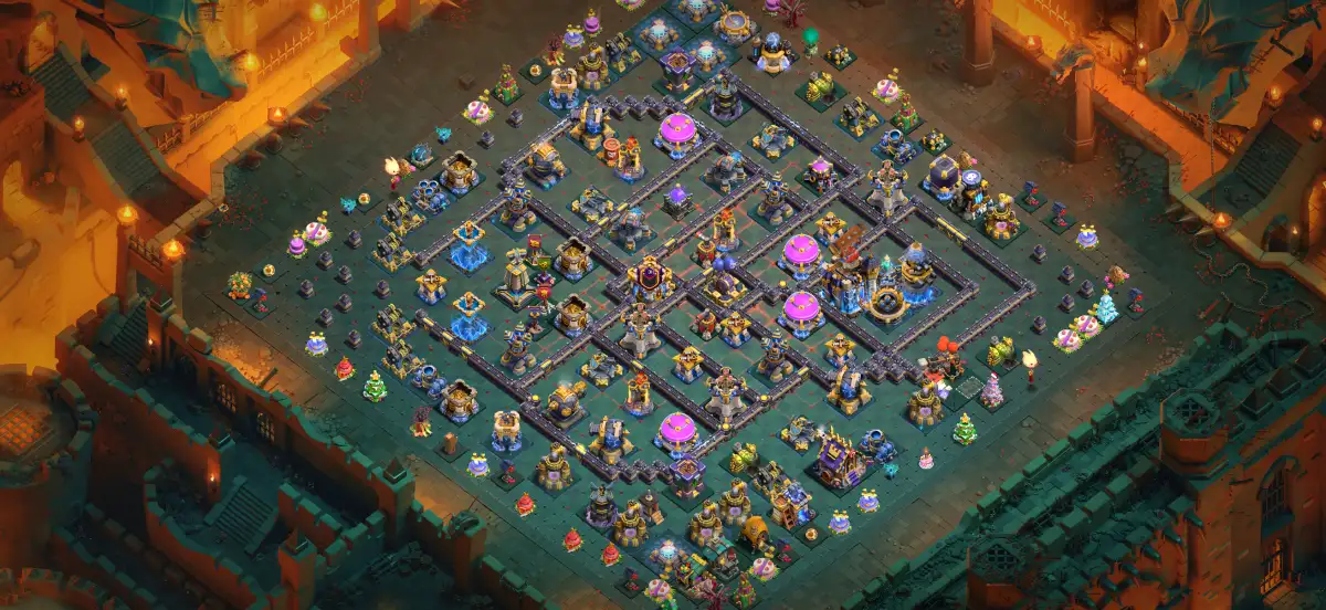 TH18 Anti Everything Hybrid coc base layout with Copy Link