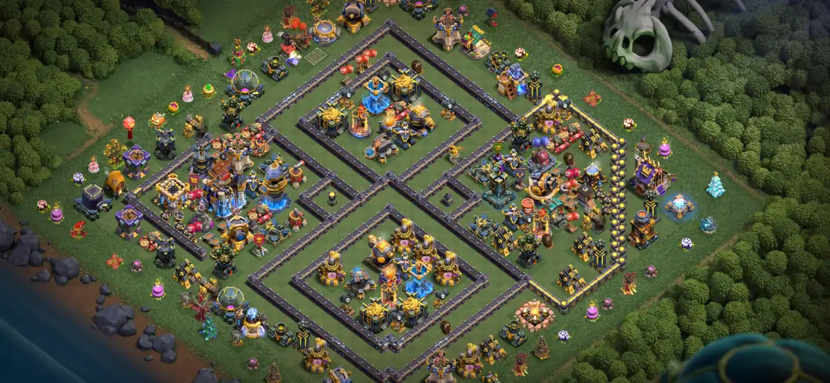 TH18 Anti 3 Star War Base - Great Against Air and Ground