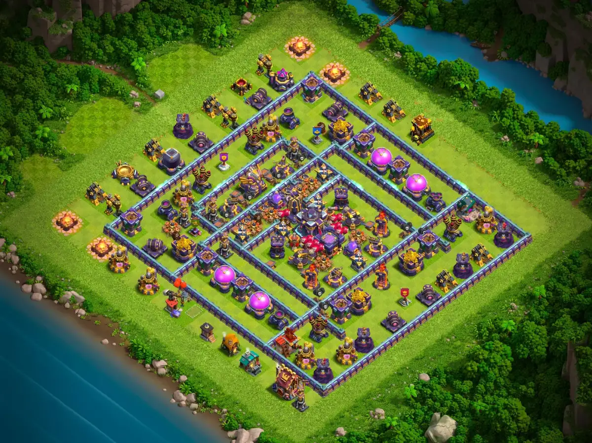 TH15 Legend League Base Layout for Clash of Clans Defense