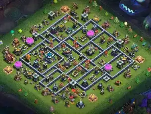 Smartest TH13 Defense Coc Layout | Anti 3 Stars Night Defensive Village