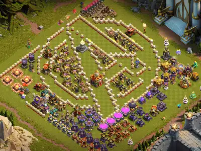 Layout TH16 Farming Base for Clash of Clans | Legend League Copy
