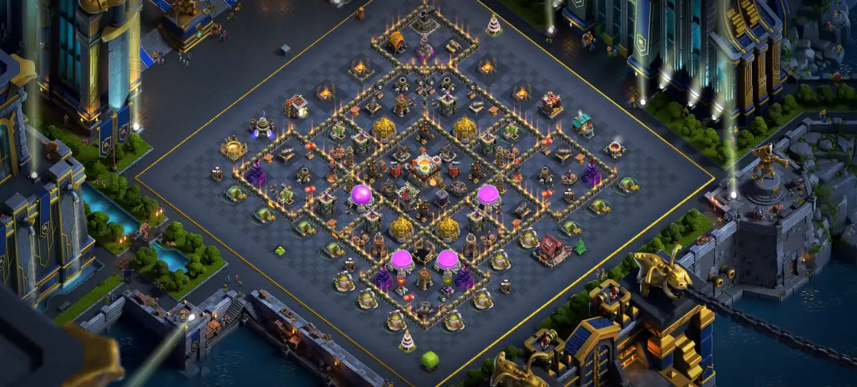 TH11 War Base for coc | Anti 3 Star Ring clash of clans