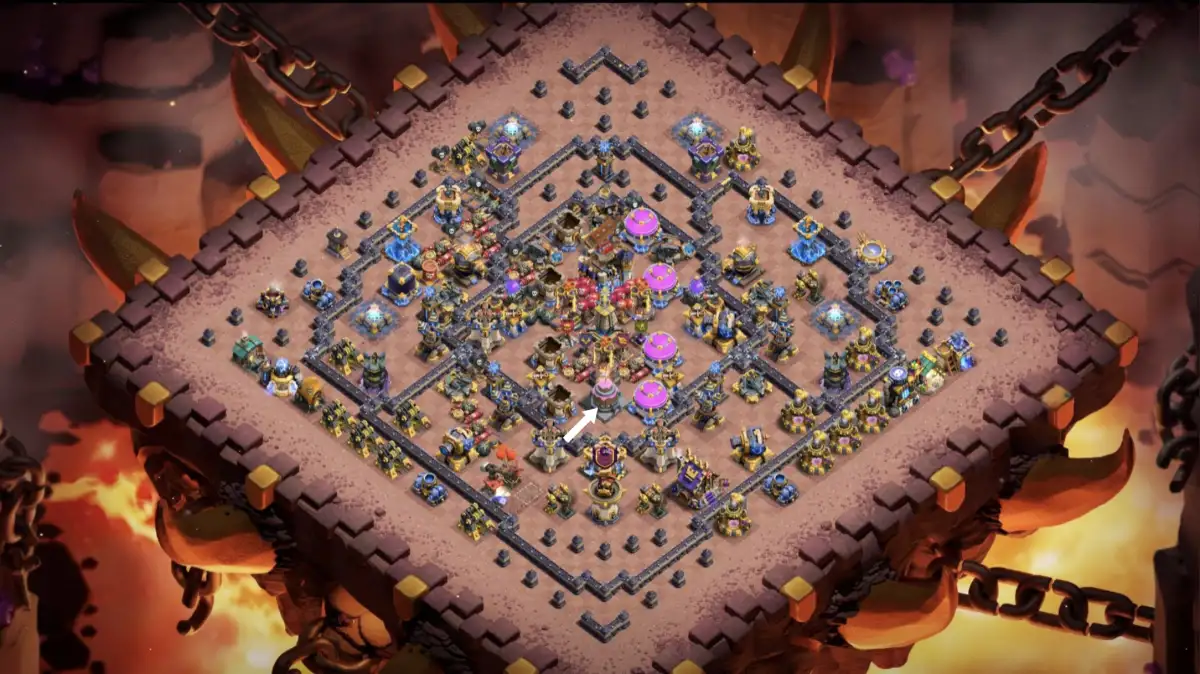 TH18 War Base for CoC Anti 3 Star with Copy Link