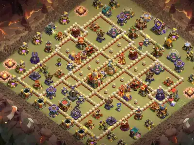 Layout TH16 War Base Copy Link | Anti 2 Star Clash of Clans