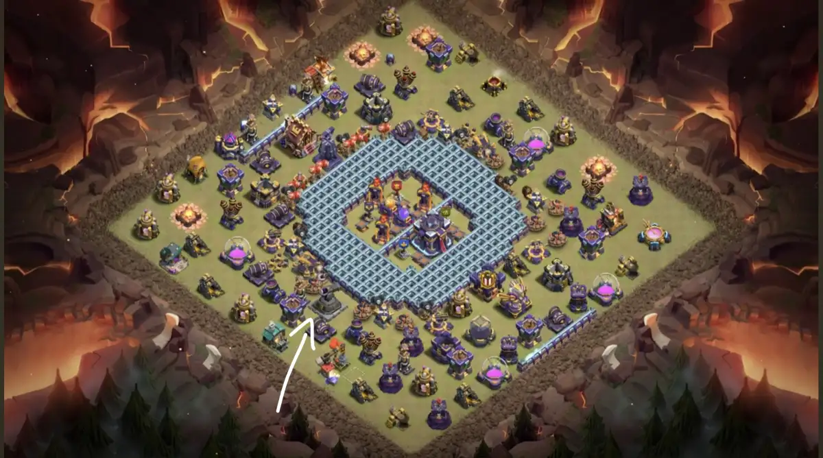 TH15 War Base Anti 3 Stars Ring Core for clash of clans