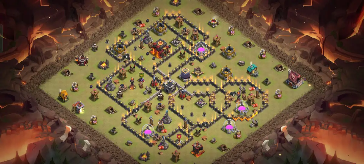 TH10 Farming Base Copy Link | Safe Storages for Clash of Clans