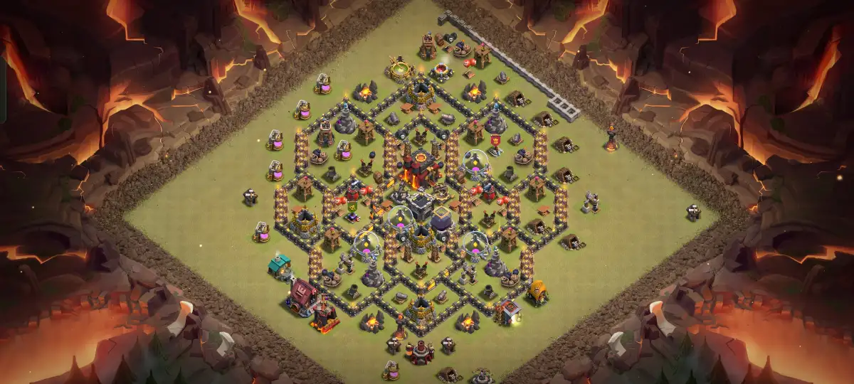 TH10 Legend League Base Layout for Clash of Clans Defense