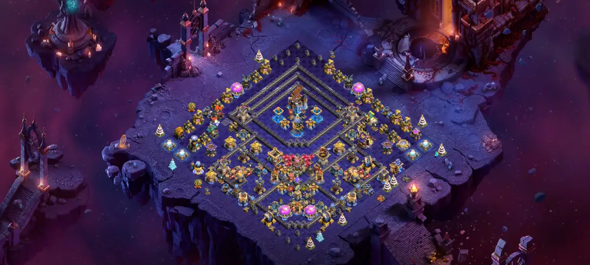 TH18 Legend League Base with High Town Hall Island