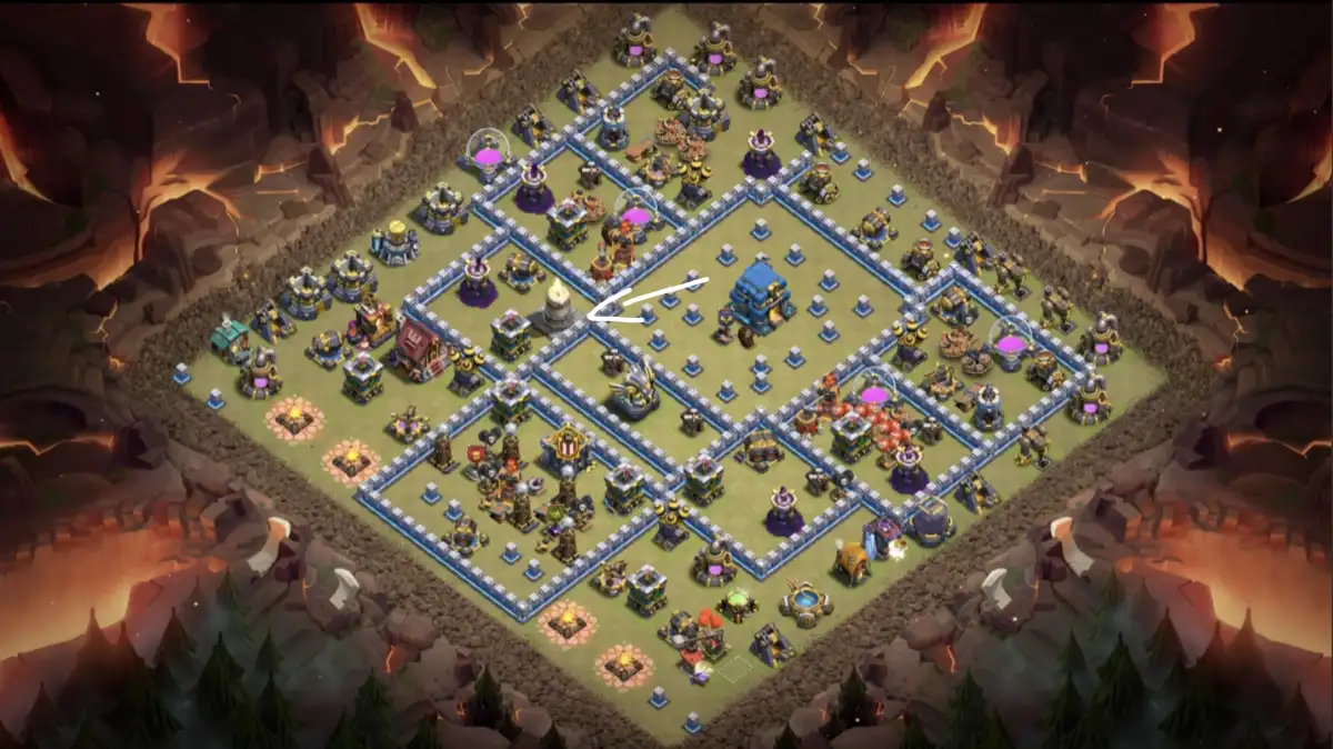 TH12 War Base Anti 3 Star – Clash of Clans Copy Layout