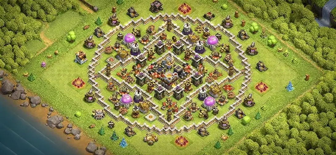 Layout Battle-Tested TH11 Farming Coc Layout | Legend League Biggest Farm