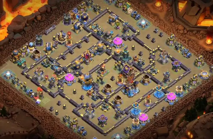 TH18 Legend League Anti 3 Star Base with Split Core