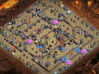 Layout TH18 Legend League Anti 3 Star Base with Split Core
