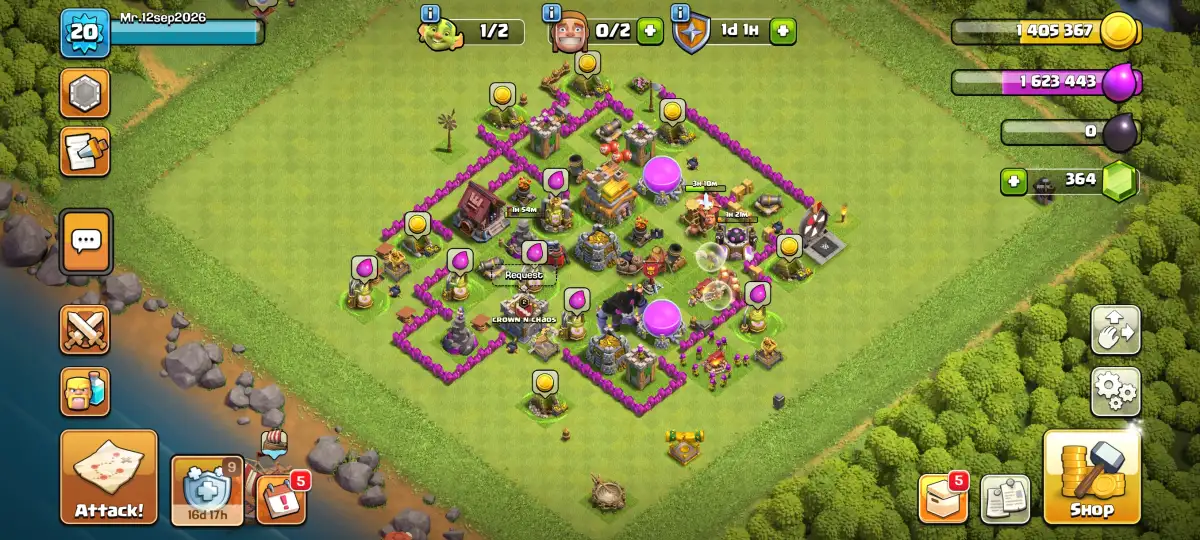 TH7 Anti 3 Star Base with Central Air Defense