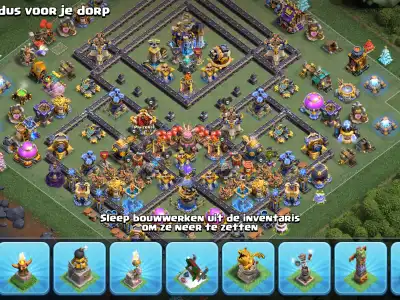 Layout TH18 Anti Everything Base Layout for War and Legends