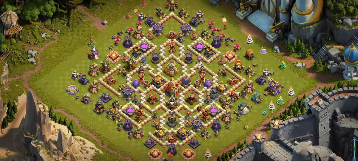 TH16 Anti 2 Star War Base Link for Clash of Clans