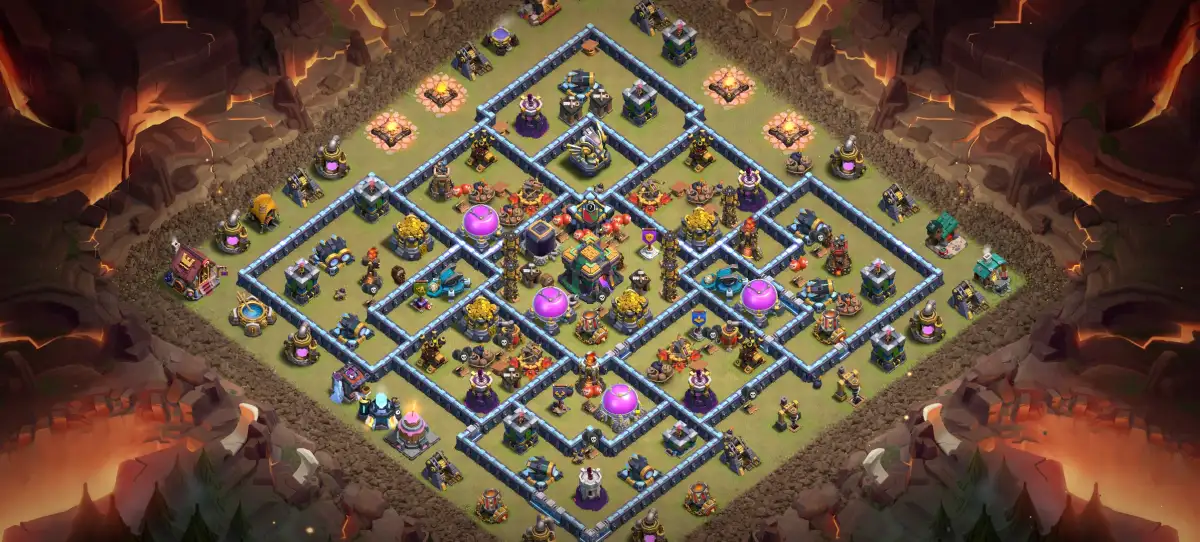 TH14 Defense Base for CoC - Clash of Clans Copy Link