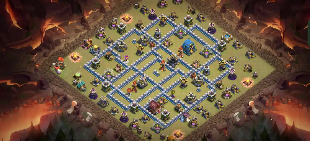 TH12 War Base Anti Electro Dragon | clash of clans war badr