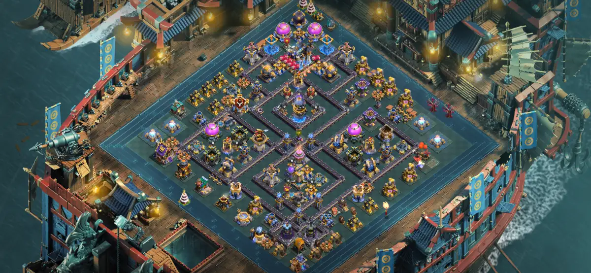 TH18 War Base Anti 2 Star Layout for Clash of Clans