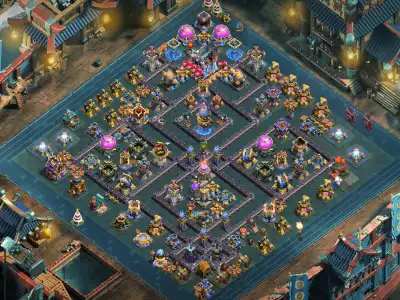 Layout TH18 War Base Anti 2 Star Layout for Clash of Clans