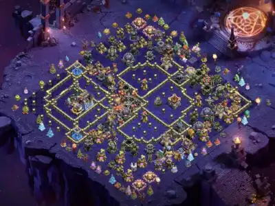 Layout TH18 War | Legend League Most Dangerous Base Against Drags