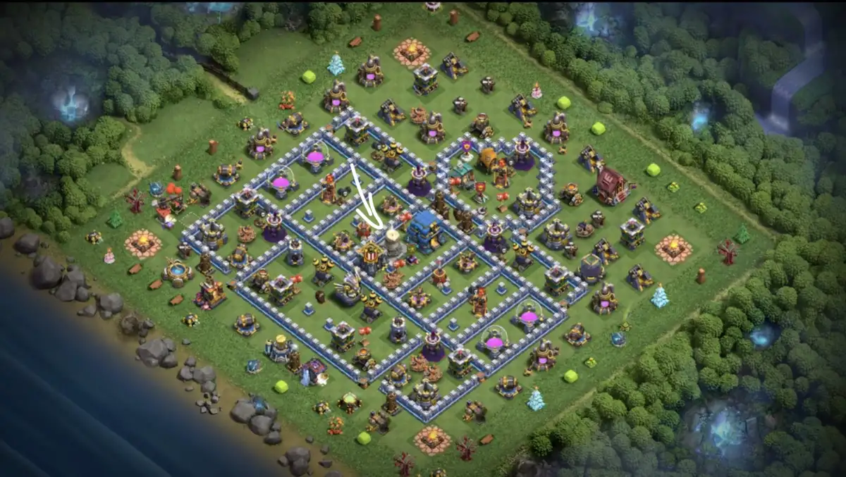 TH12 War Base Anti 3 Star for Clash of Clans