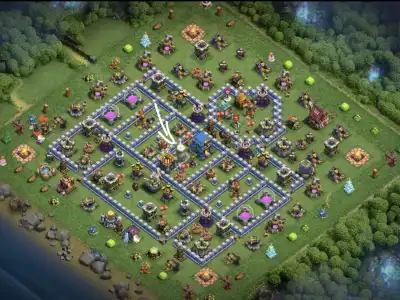 Layout TH12 War Base Anti 3 Star for Clash of Clans