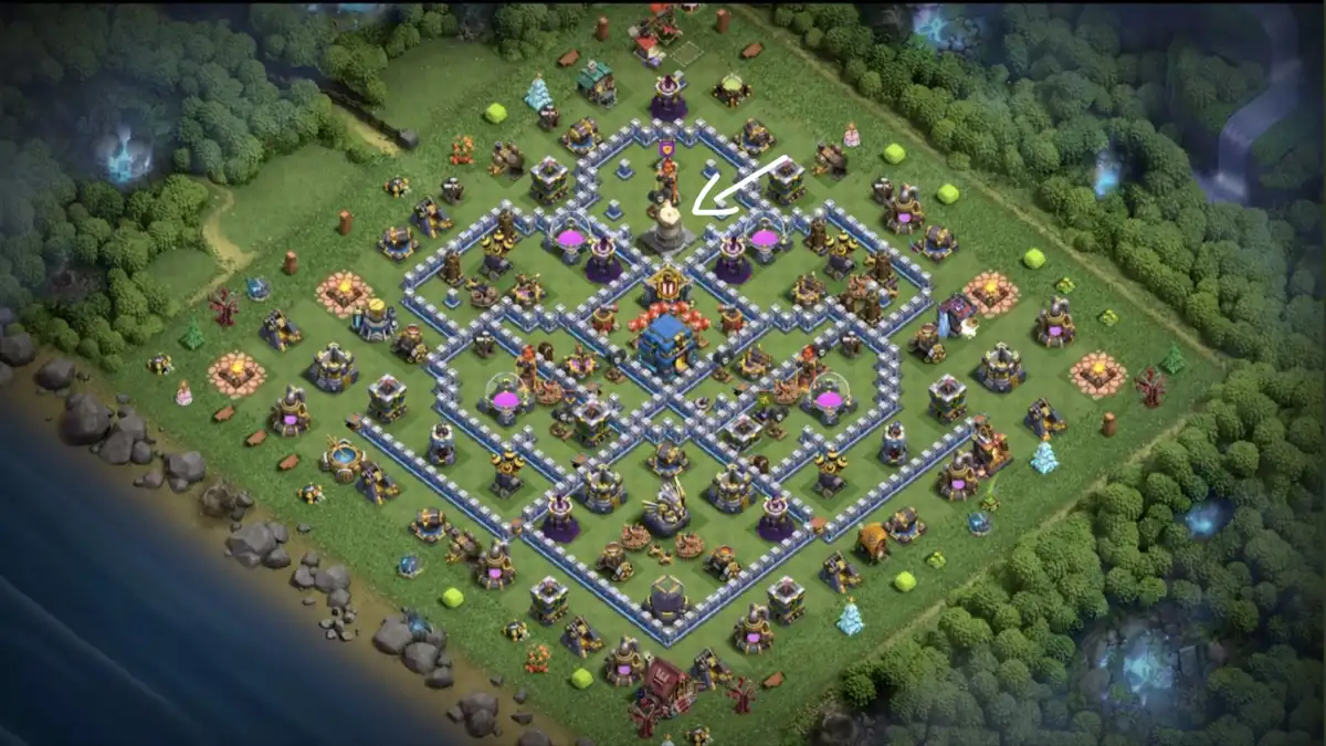 TH12 War Badr Anti 3 Star Clash of Clans Base