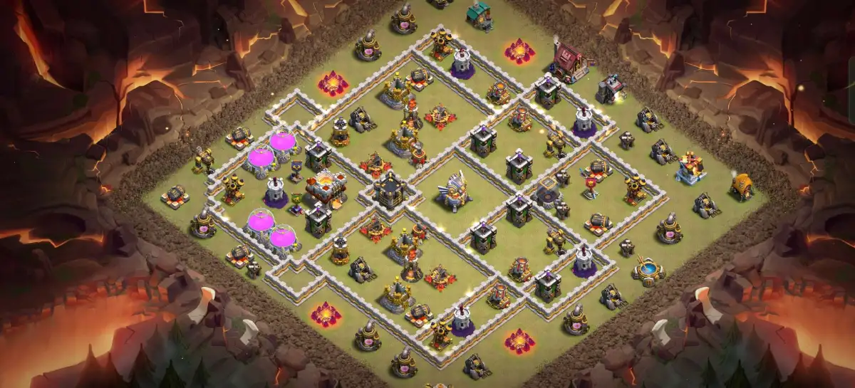 TH11 War Badr Base for Clash of Clans Copy Link