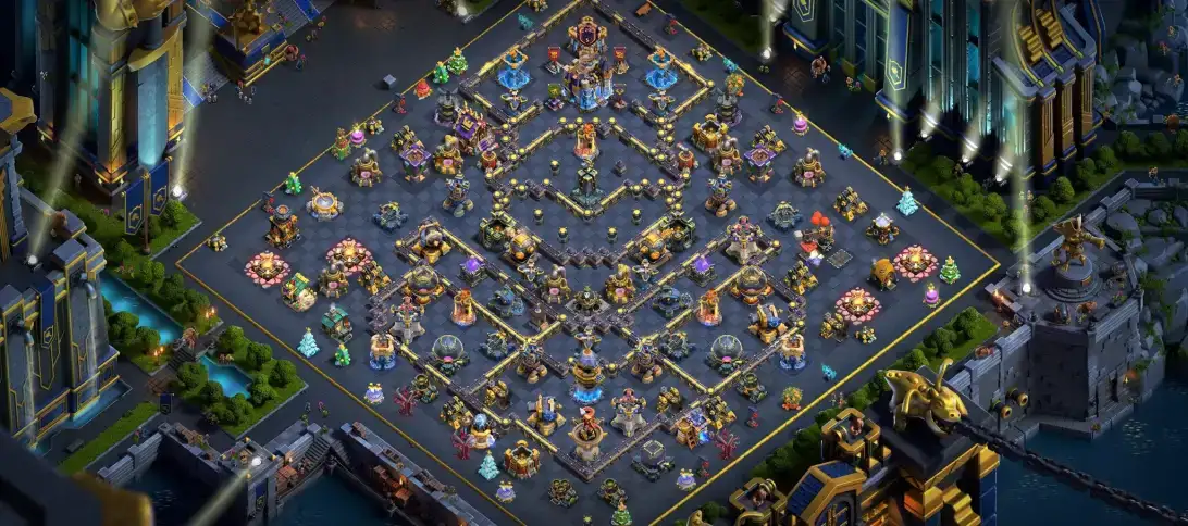 Enhanced TH18 War Coc Layout | Anti Legend League Swag