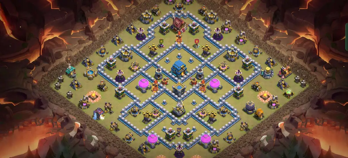 TH12 War Base for CoC Anti Electro Dragon | Clash of Clans