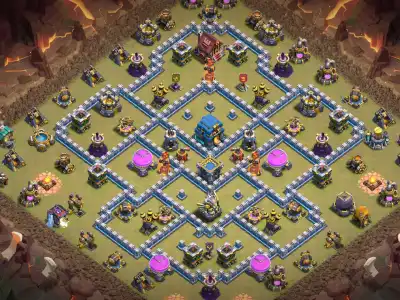 Layout TH12 War Base for CoC Anti Electro Dragon | Clash of Clans