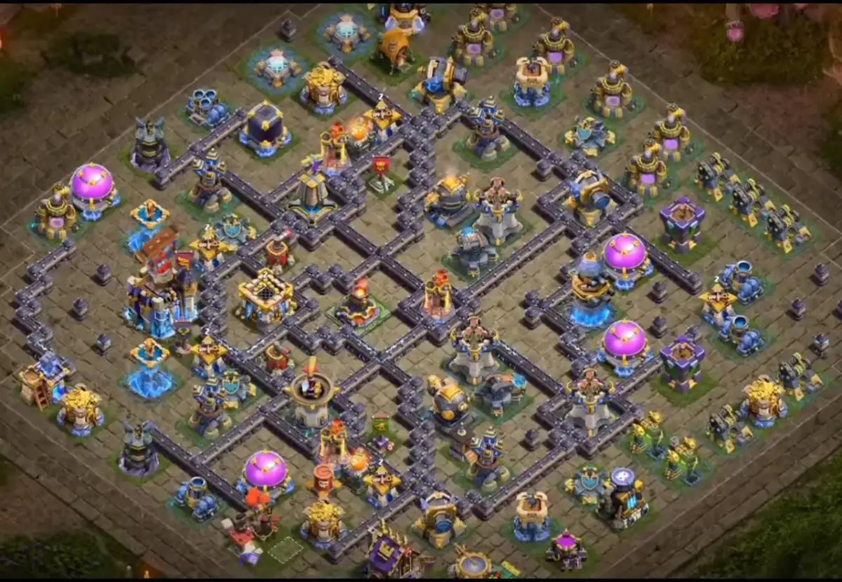 Highclass TH18 War CoC Base Layout | Legend League Supreme 