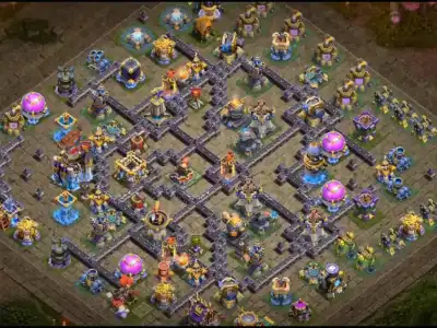 Layout Highclass TH18 War CoC Base Layout | Legend League Supreme 