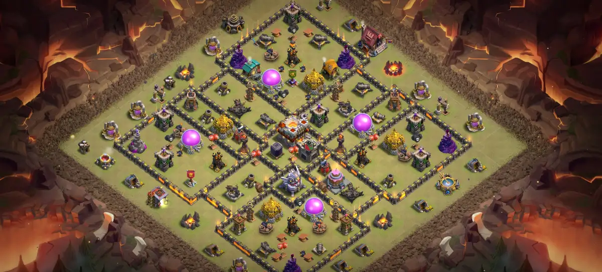 TH11 War Base Copy Link | Anti 3 Star Ring Style Layout