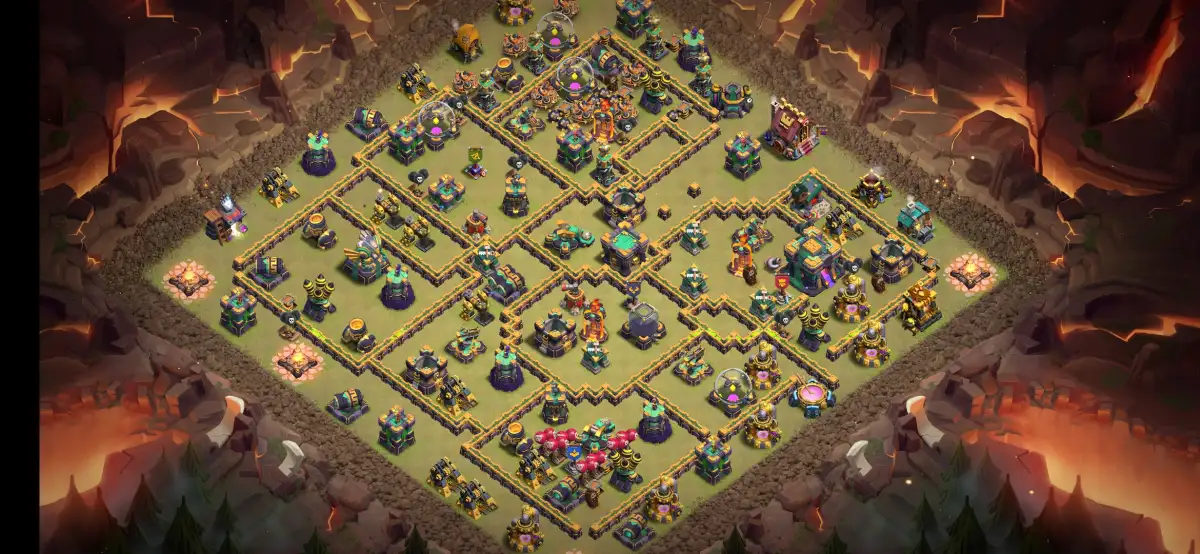 TH14 War Base Anti 2 Star for Legend League and CWL