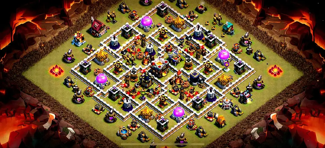Layout Best TH11 War Coc Layout | Anti Air / Electro Dragon my worrior plan