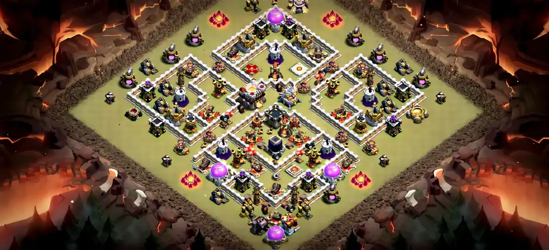 Layout Killer TH11 War Coc Layout | Anti 3 Stars DarkShadow
