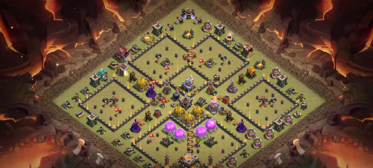 TH11 War Badr Anti 2 Star Base for Clash of Clans