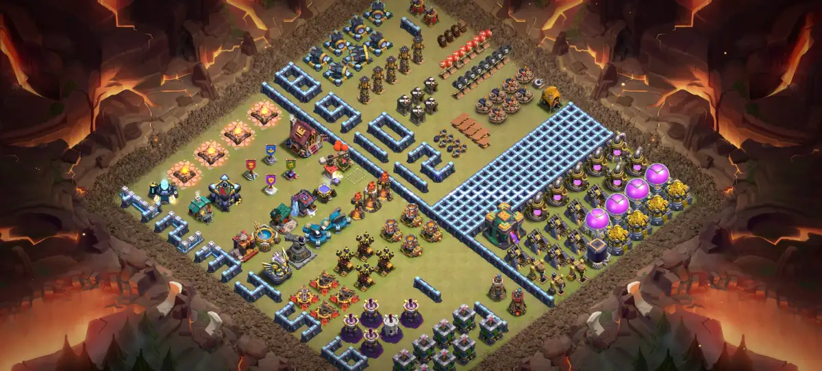 TH14 Troll Base for Coc - Funny Clash of Clans Layout