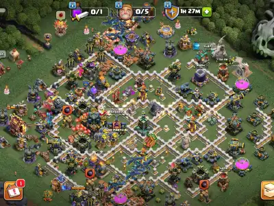 Layout Global TH 17 War Base with Diamond Core for Anti 3 Star Defense
