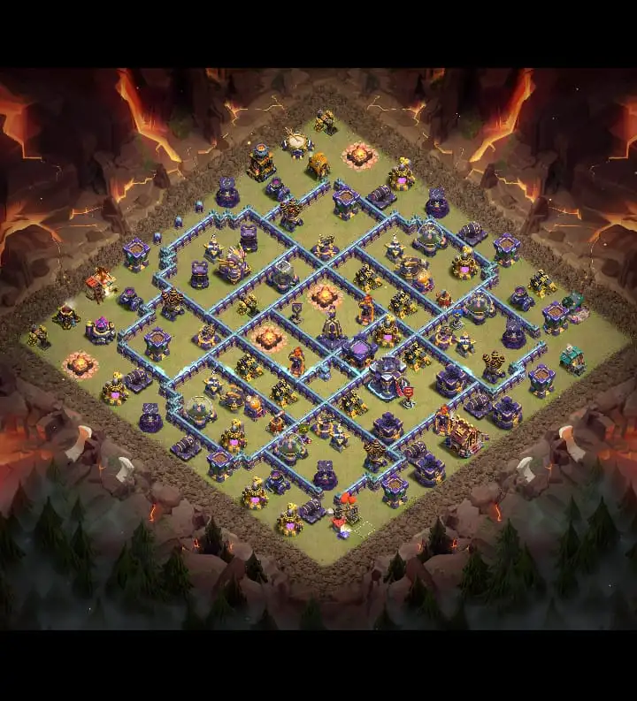 TH15 Defense Base for Clash of Clans Anti 2 Star Layout