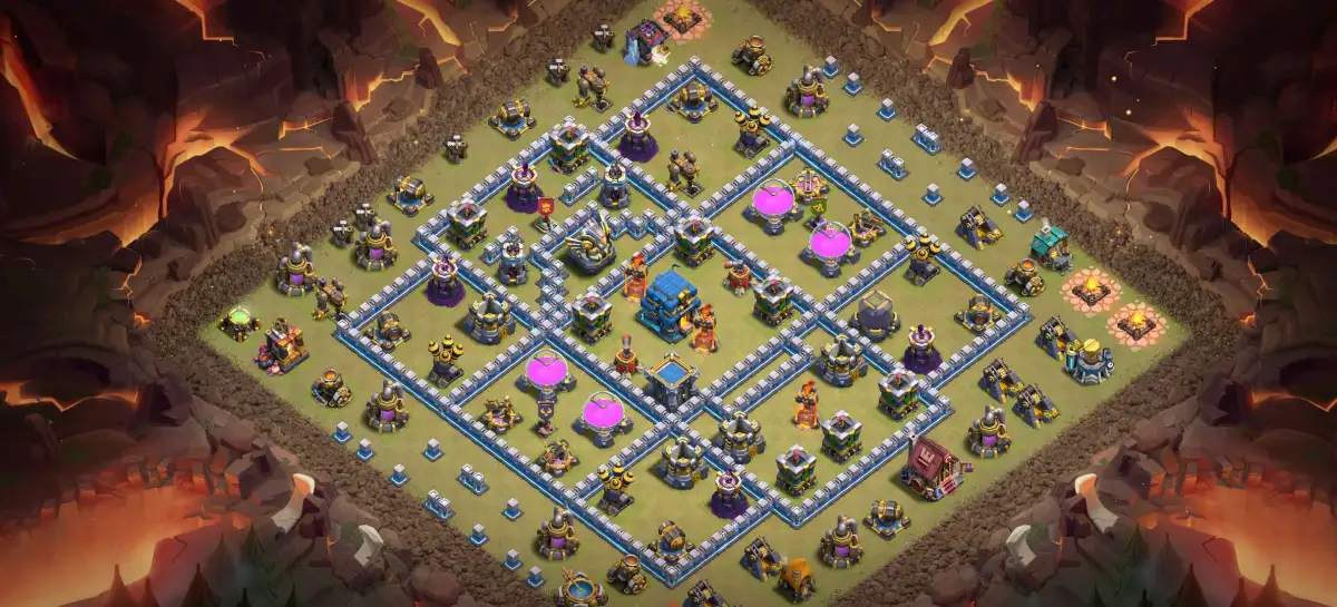 TH12 Anti Electro Dragon Base for CoC | War Badr Copy Link