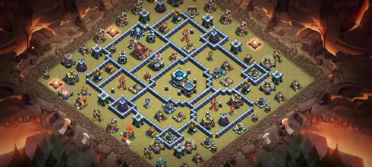 TH13 War Badr Anti Everything Base for Clash of Clans