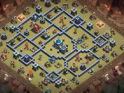 Layout TH13 War Badr Anti Everything Base for Clash of Clans