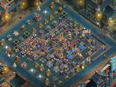 Layout TH18 War Base Anti 3 Star Layout for Legend and E-Drag Hits