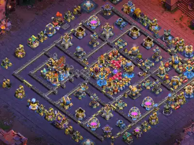 Layout TH18 War Anti 2 Star COC Base Layout with Copy Link