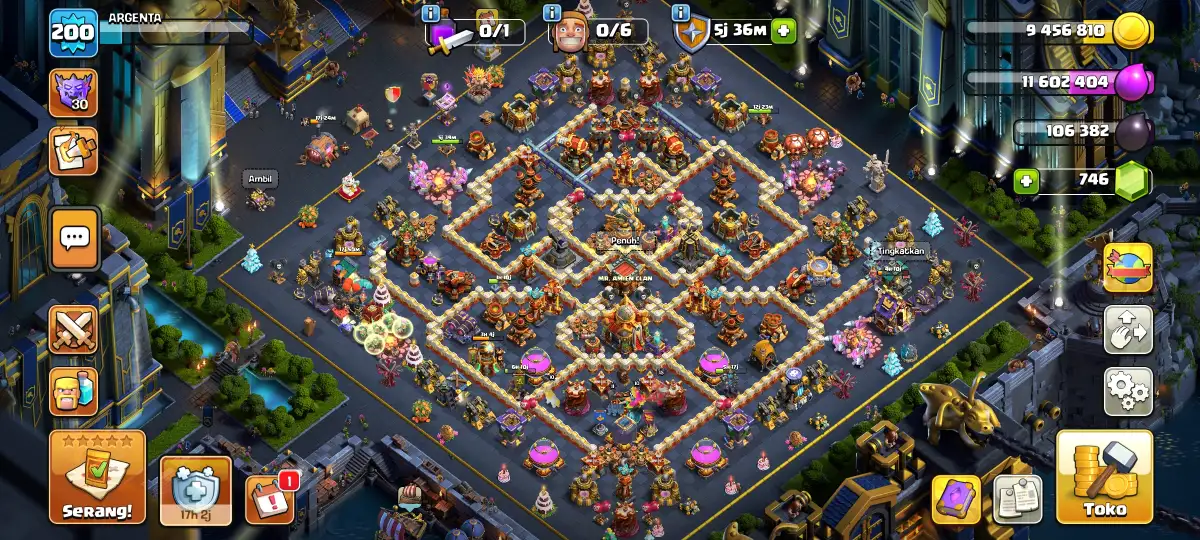 TH16 Anti 3 Star War Base Layout for Clash of Clans